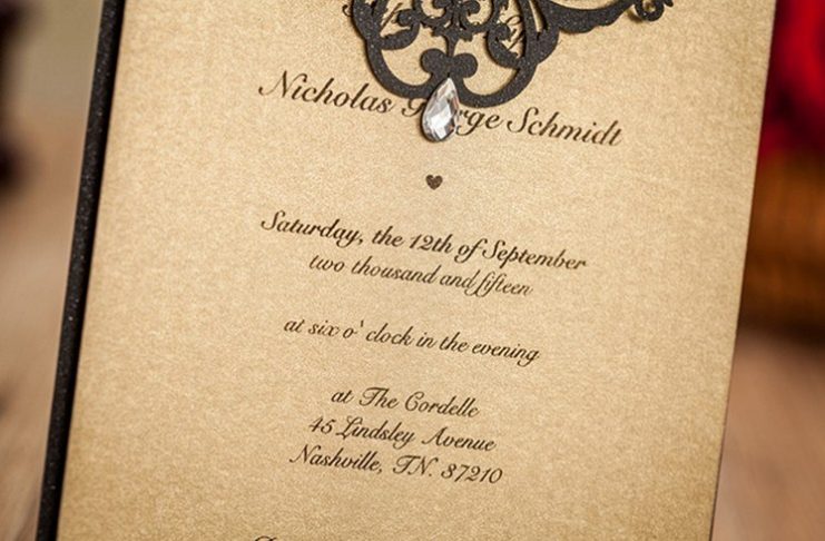 paper invitation Authentic feel Paper Wedding Invitations Are Still In