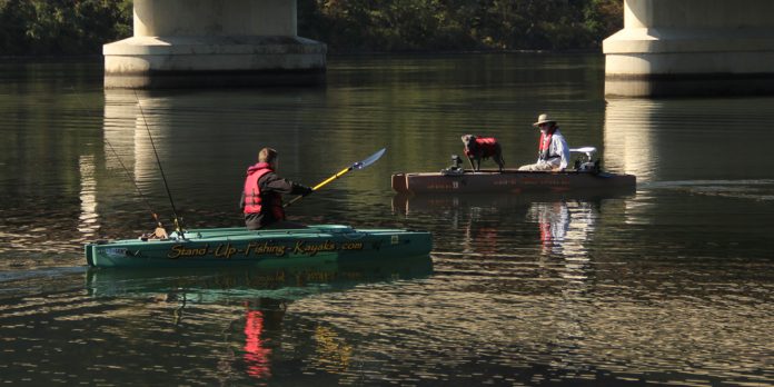 river fishing kayak